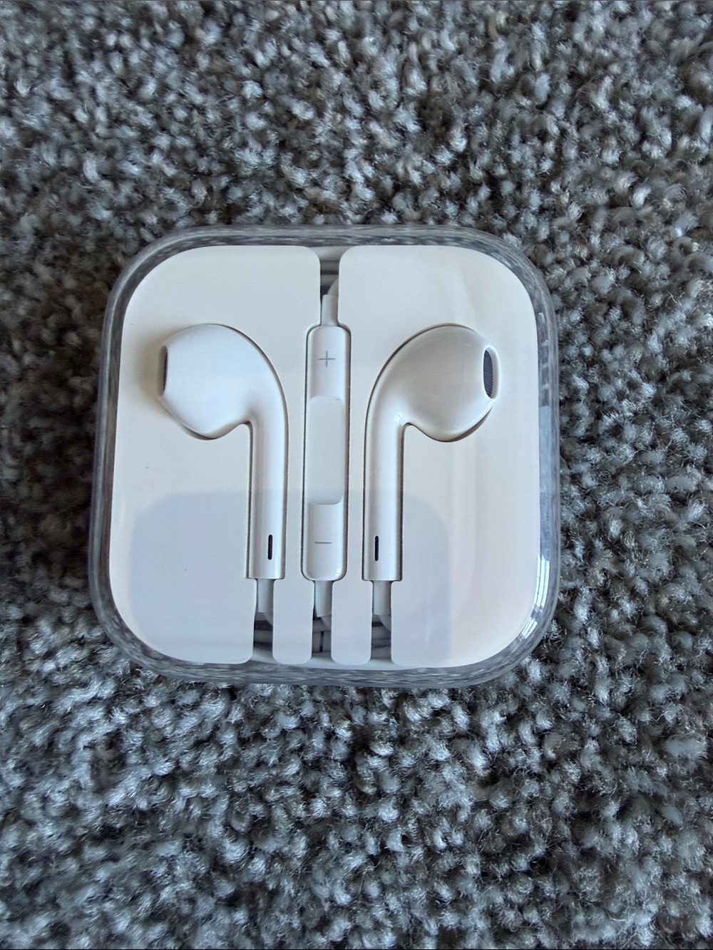 White Earbud Headphones with Inline Remote
